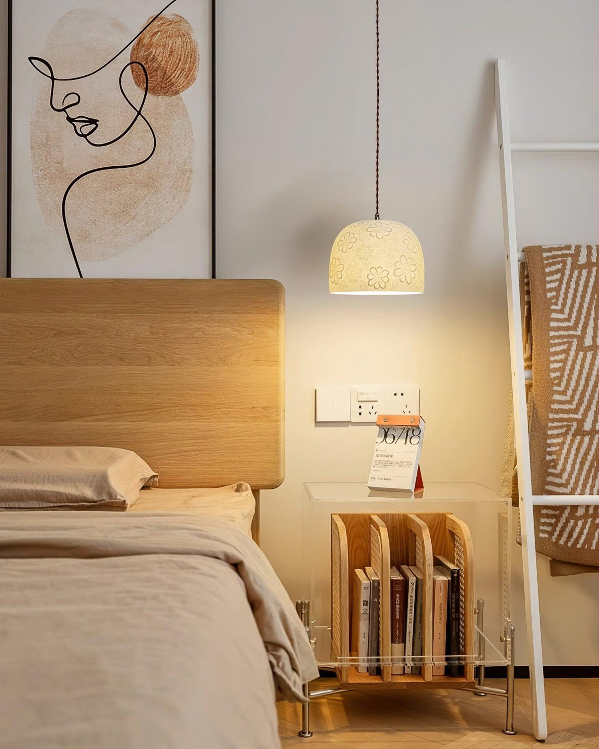 Corals Ceramics Pendant Lamp — product view 6
