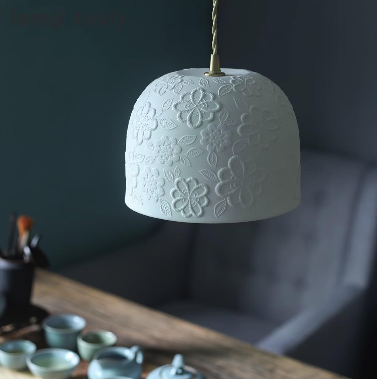 Corals Ceramics Pendant Lamp — product view 7