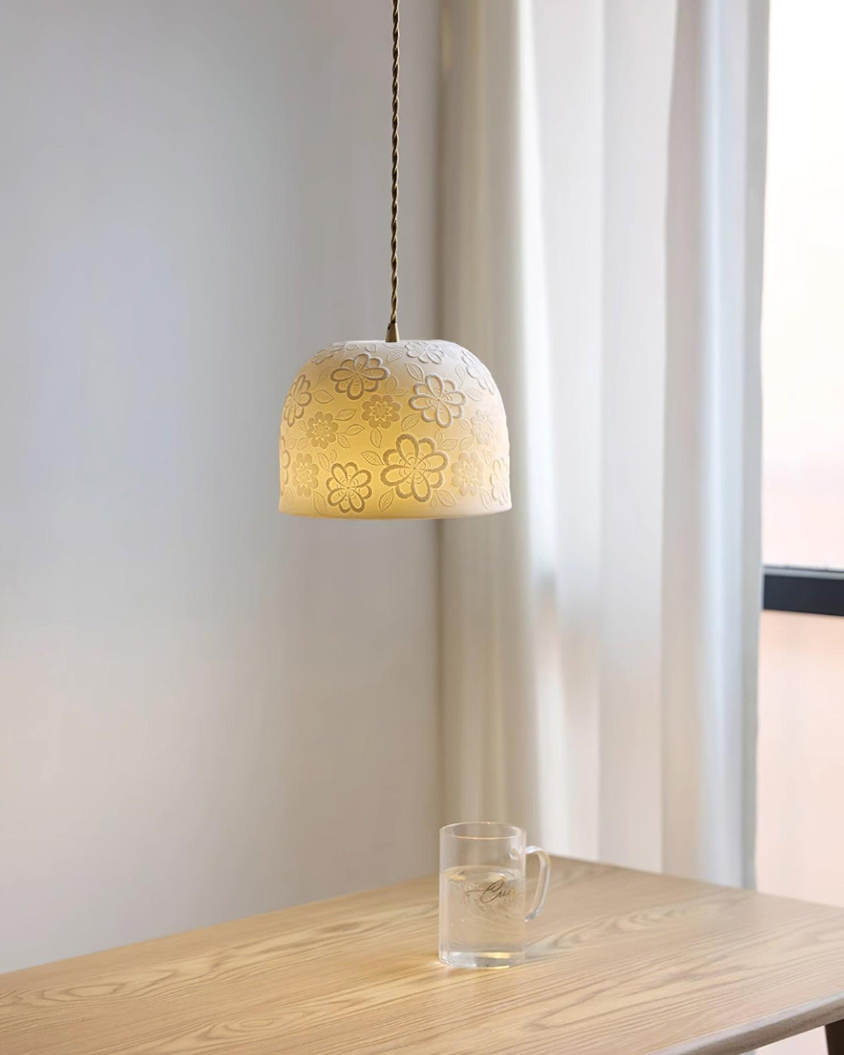 Corals Ceramics Pendant Lamp — product view 9