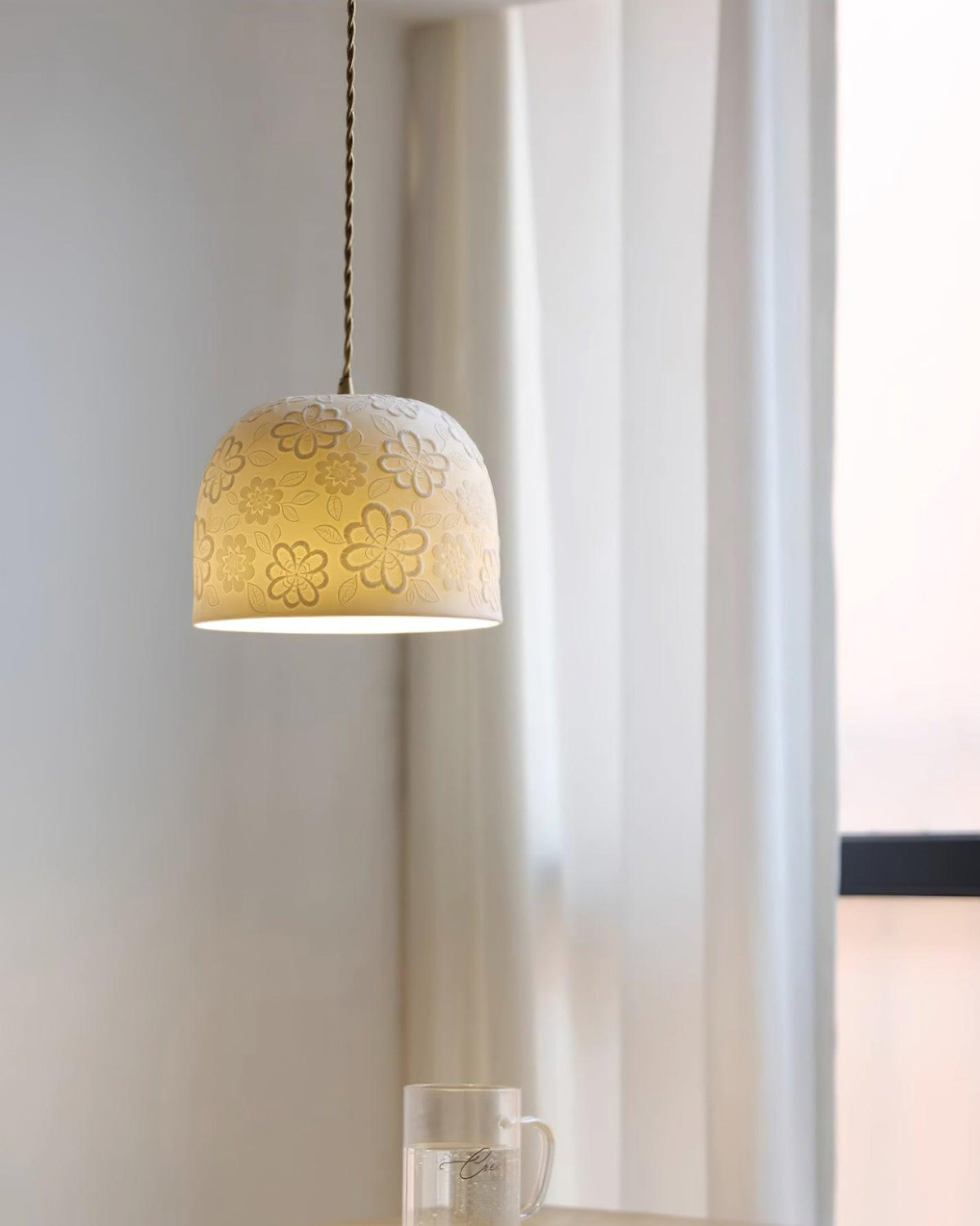 Corals Ceramics Pendant Lamp — product view 10