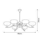 Sooks Havana Glass Chandelier — product view 6