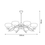 Sooks Havana Glass Chandelier — product view 7