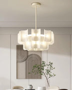 Fingerprint Metal Chandelier — product view 3