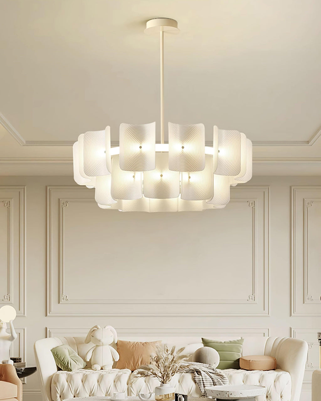 Fingerprint Metal Chandelier — product view 4