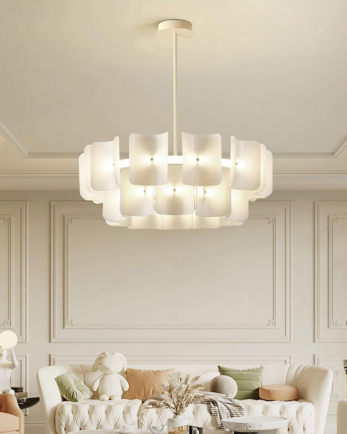 Fingerprint Metal Chandelier — product view 4