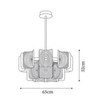 Fingerprint Metal Chandelier — product view 5