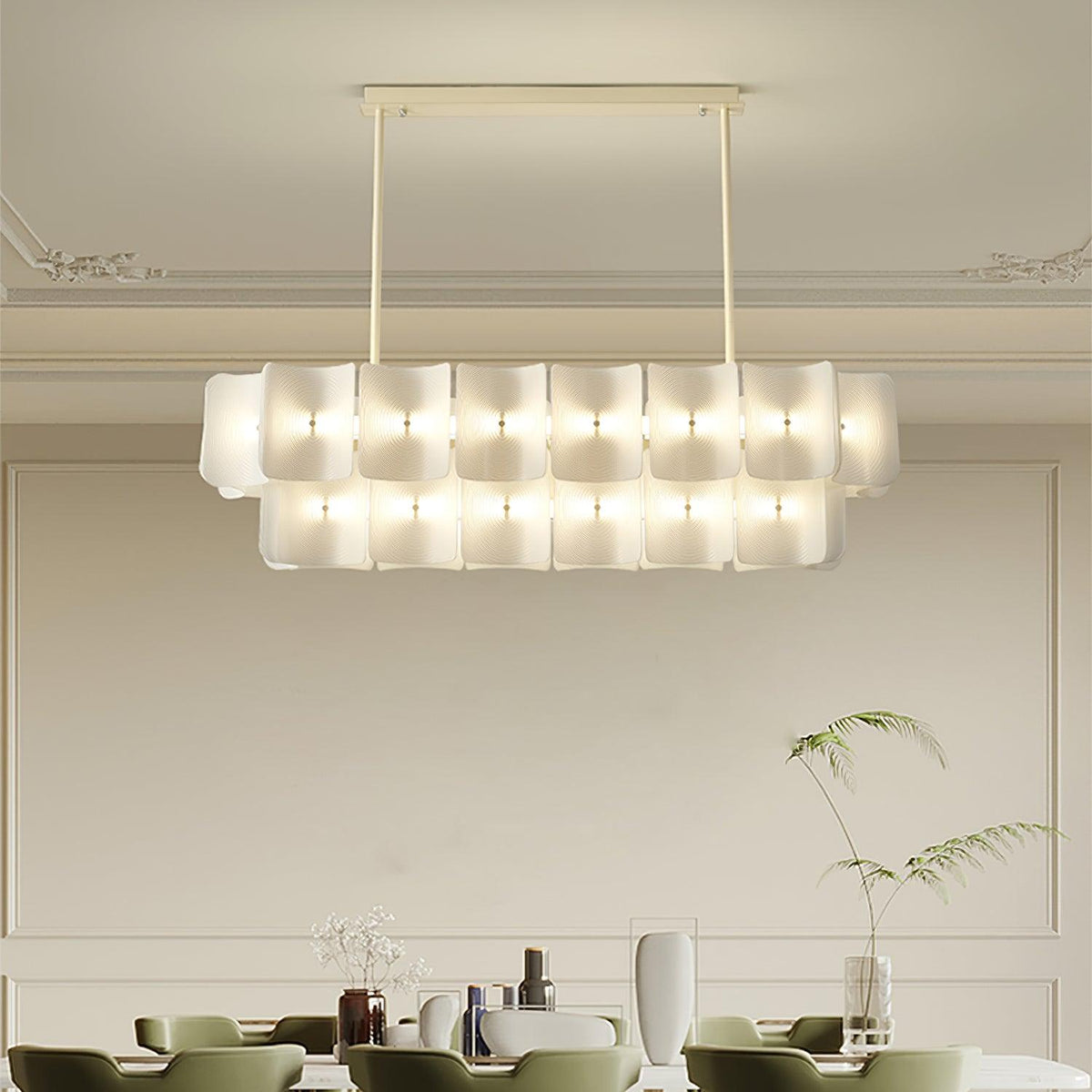 Fingerprint Metal Chandelier — product view 9