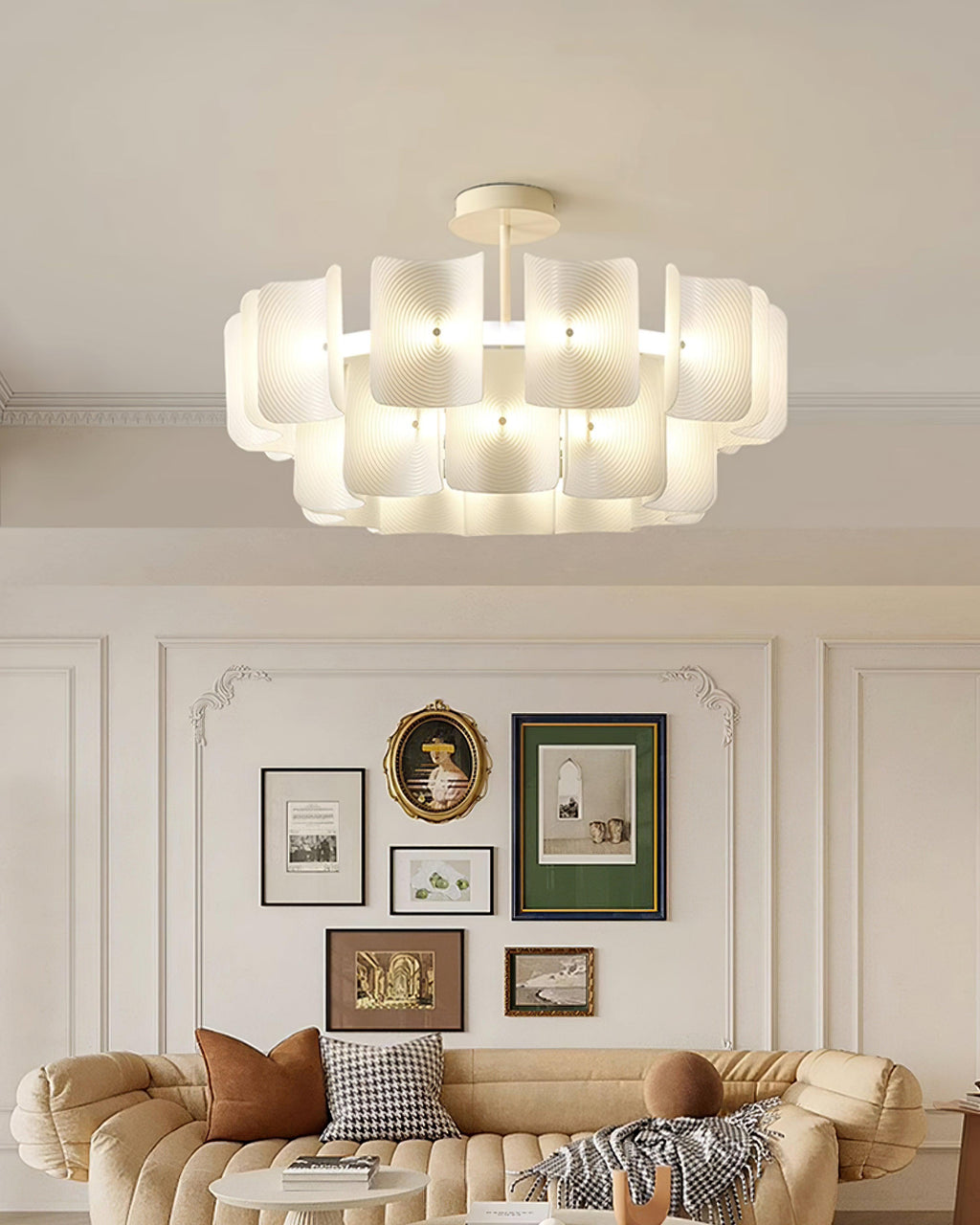 Fingerprint Metal Chandelier — product view 13