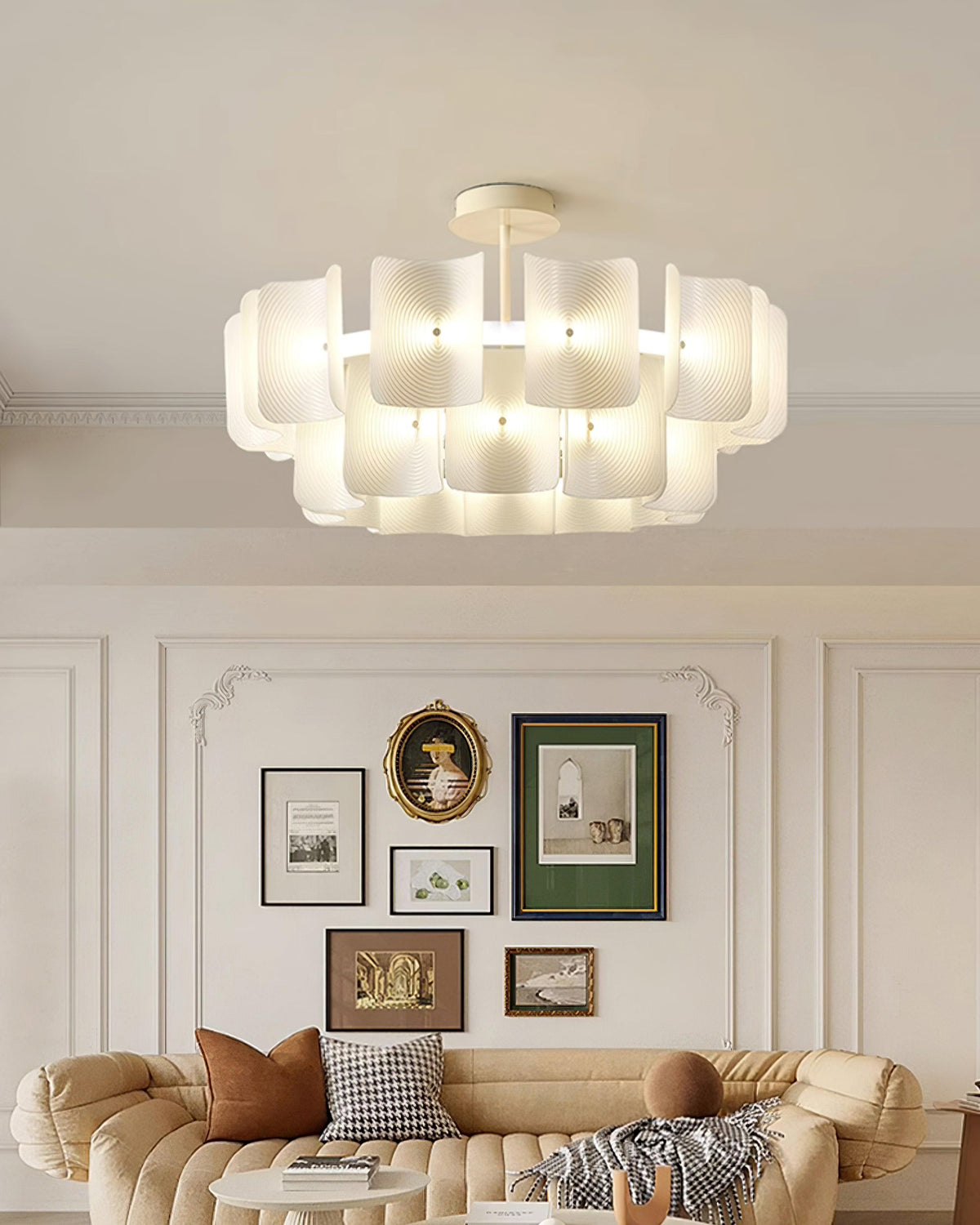 Fingerprint Metal Chandelier — product view 13