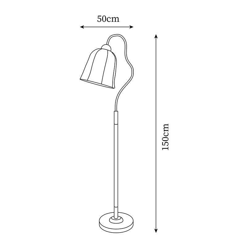 Kelly Wood Floor Lamp — product view 5