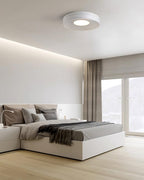 Cream Ribbed Metal Ceiling Light — product view 8