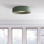 Cream Ribbed Metal Ceiling Light — product view 11