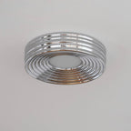 Cream Ribbed Metal Ceiling Light — product view 19