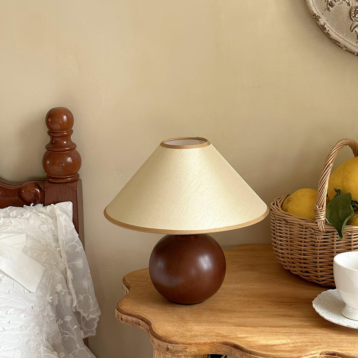 Cankut Wood Table Lamp — product view 2