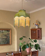 Fina Tassel Brass Pendant Light — product view 4