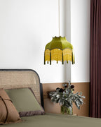 Fina Tassel Brass Pendant Light — product view 8