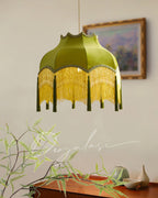 Fina Tassel Brass Pendant Light — product view 23