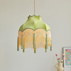 Fina Tassel Brass Pendant Light — product view 25