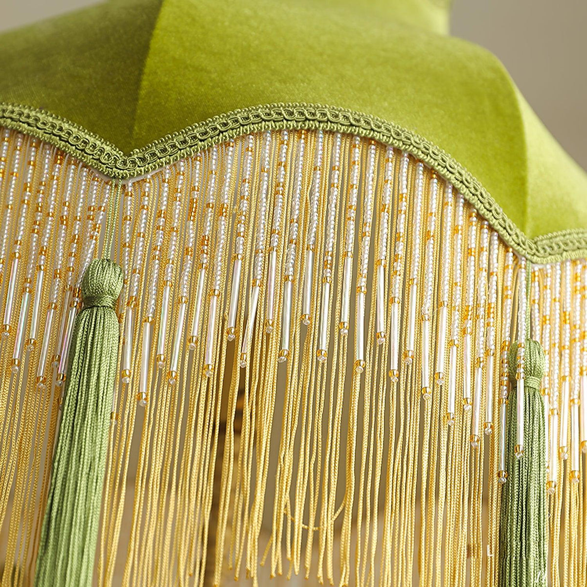 Fina Tassel Brass Pendant Light — product view 26