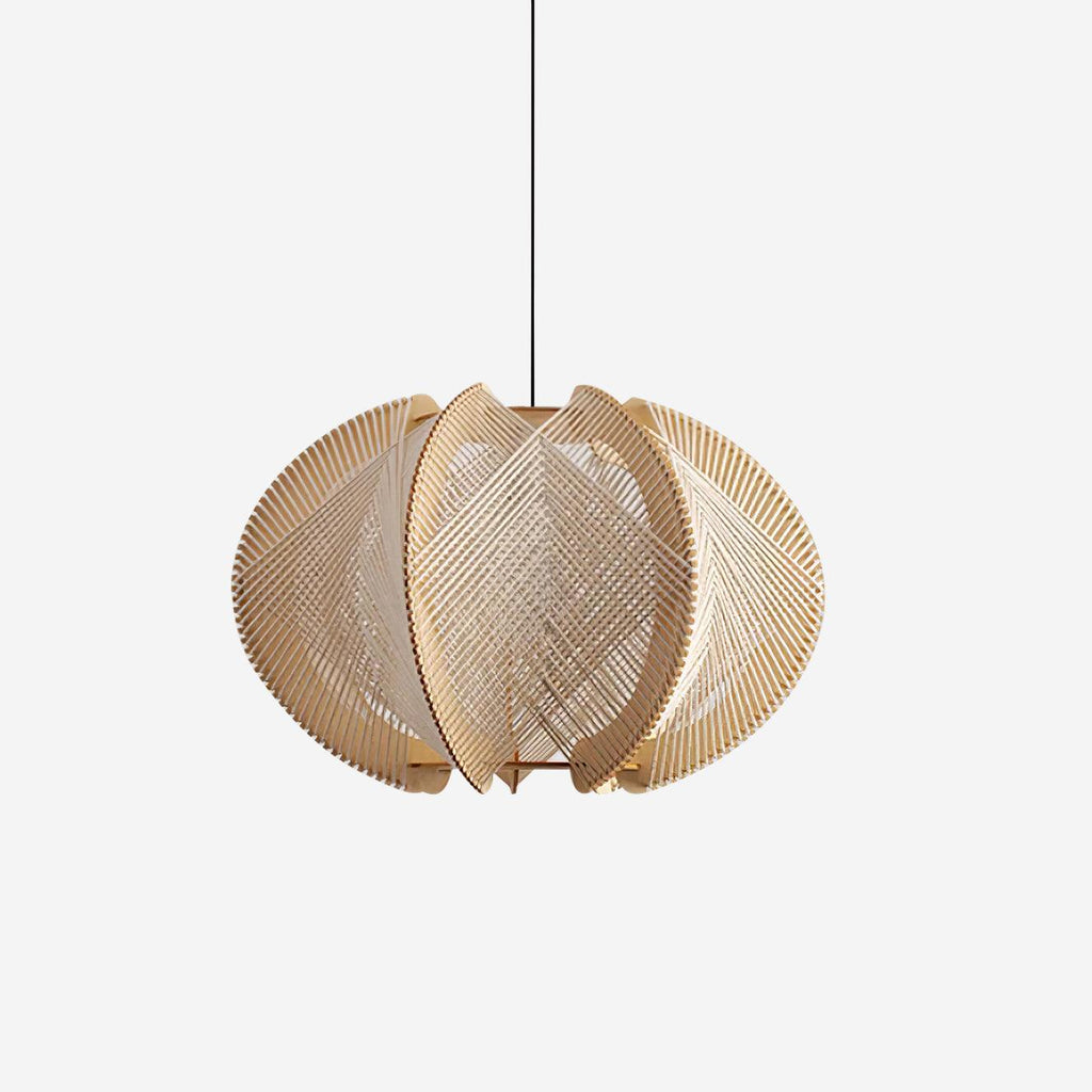 Java Wood Pendant Light — product view 1