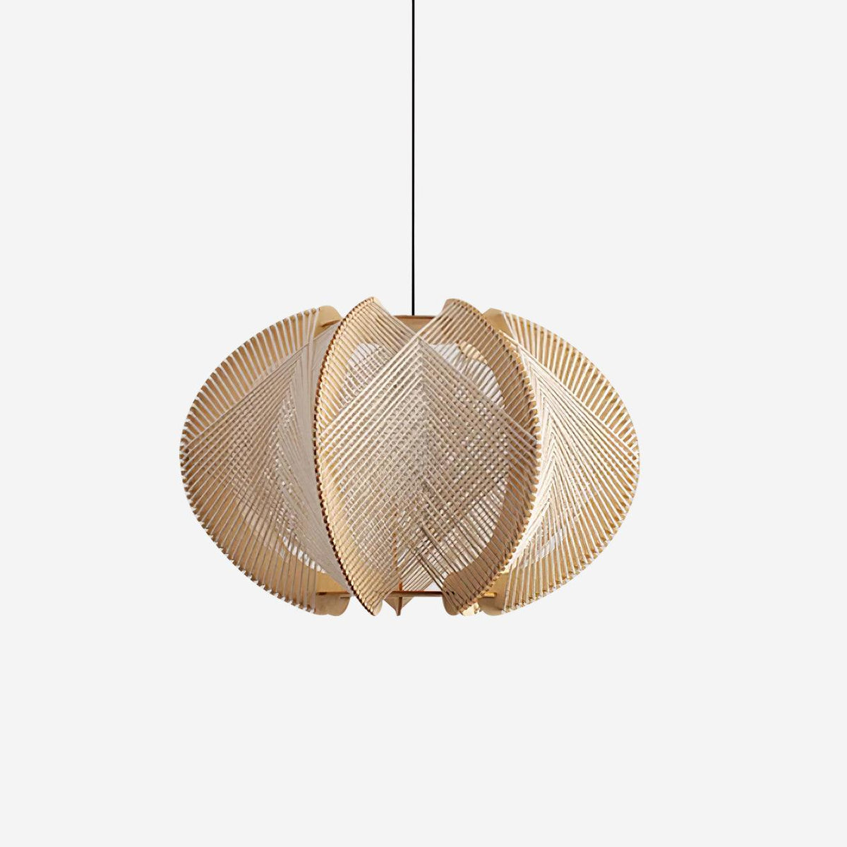 Java Wood Pendant Light — product view 1