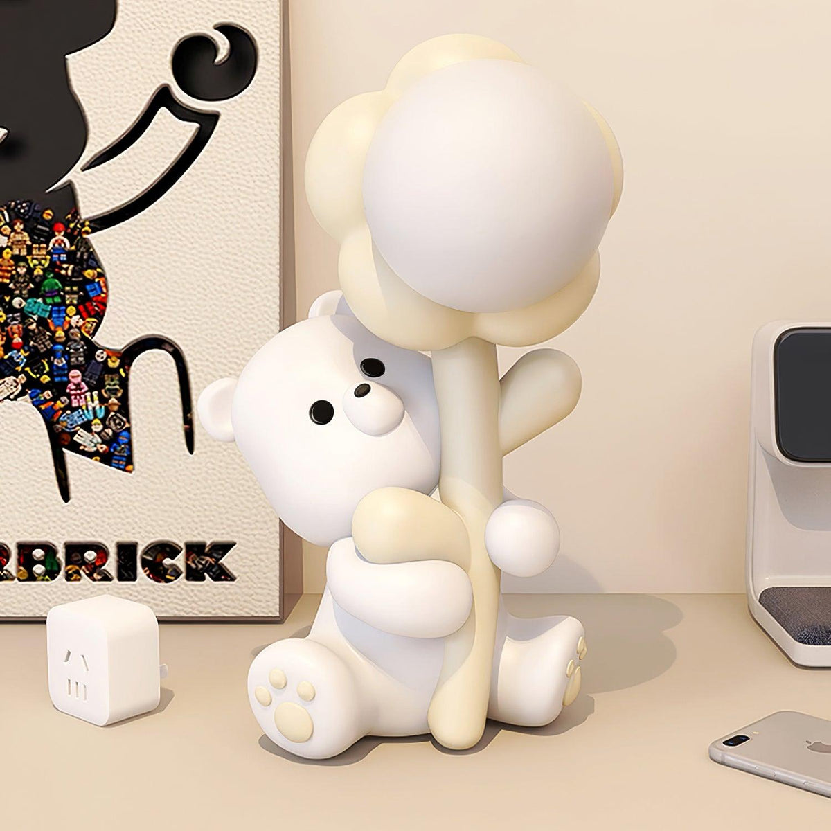 Cartoon Bear Resin Table Lamp — product view 9