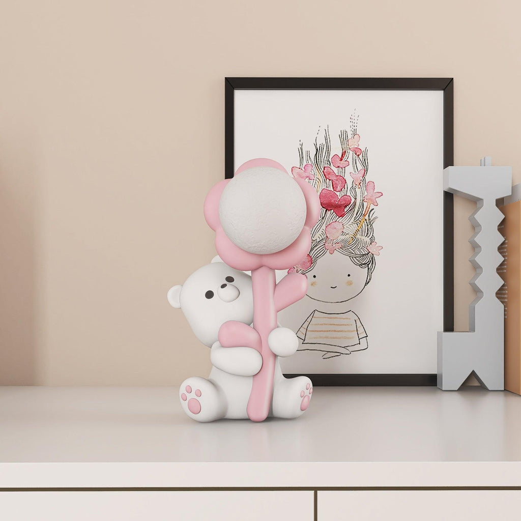 Cartoon Bear Resin Table Lamp — product view 10