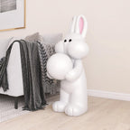 Peach Rabbit Resin Floor Lamp — product view 12