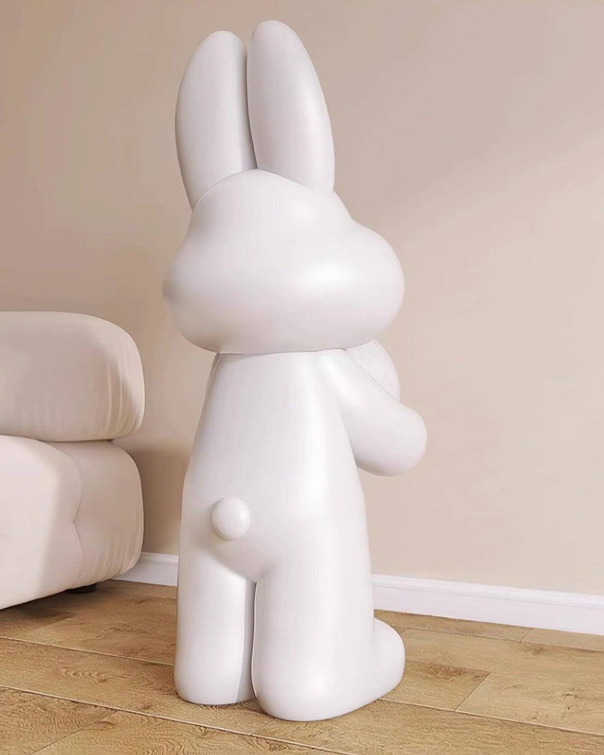 Peach Rabbit Resin Floor Lamp — product view 23