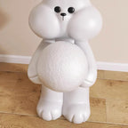 Peach Rabbit Resin Floor Lamp — product view 25