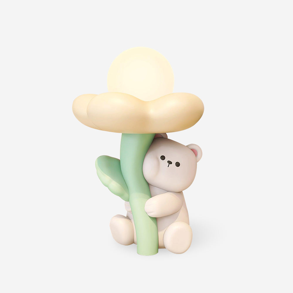 Cute Bear Resin Table Lamp — product view 1