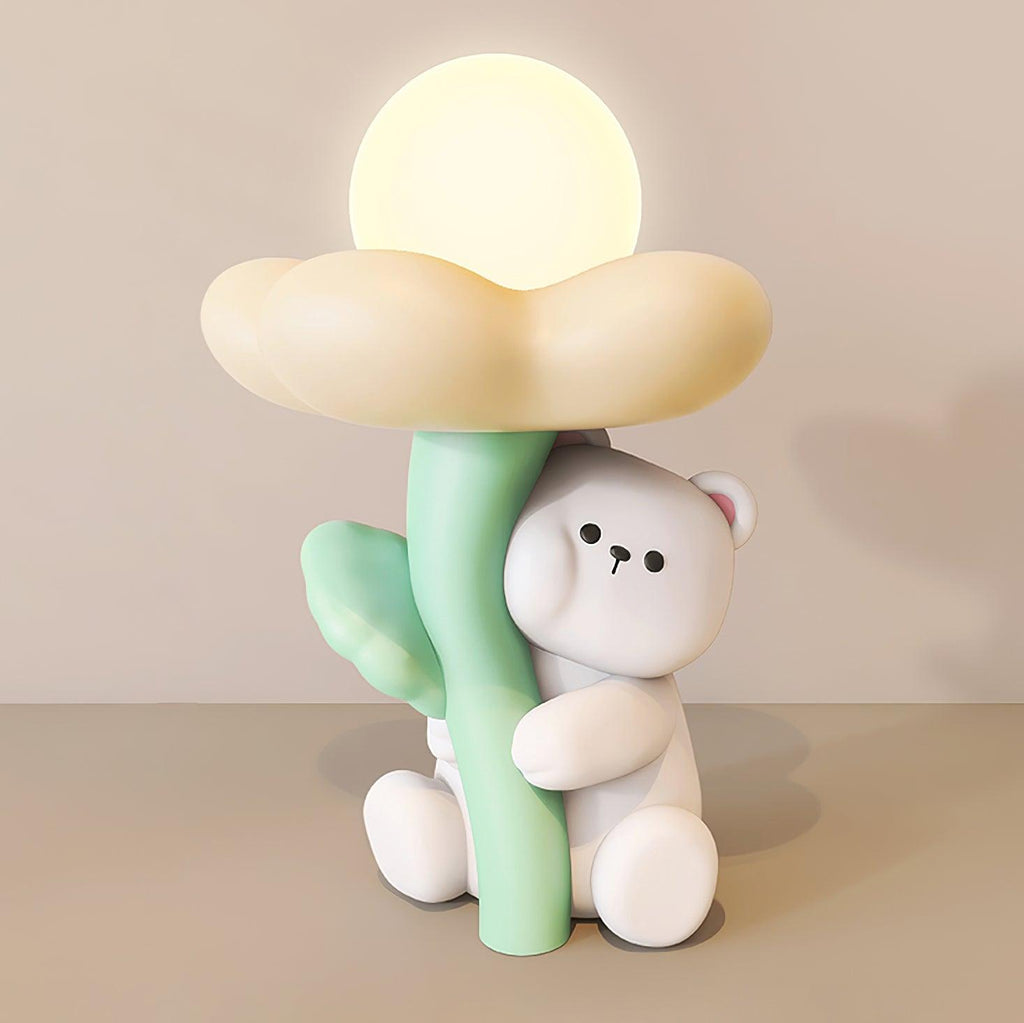 Cute Bear Resin Table Lamp — product view 3