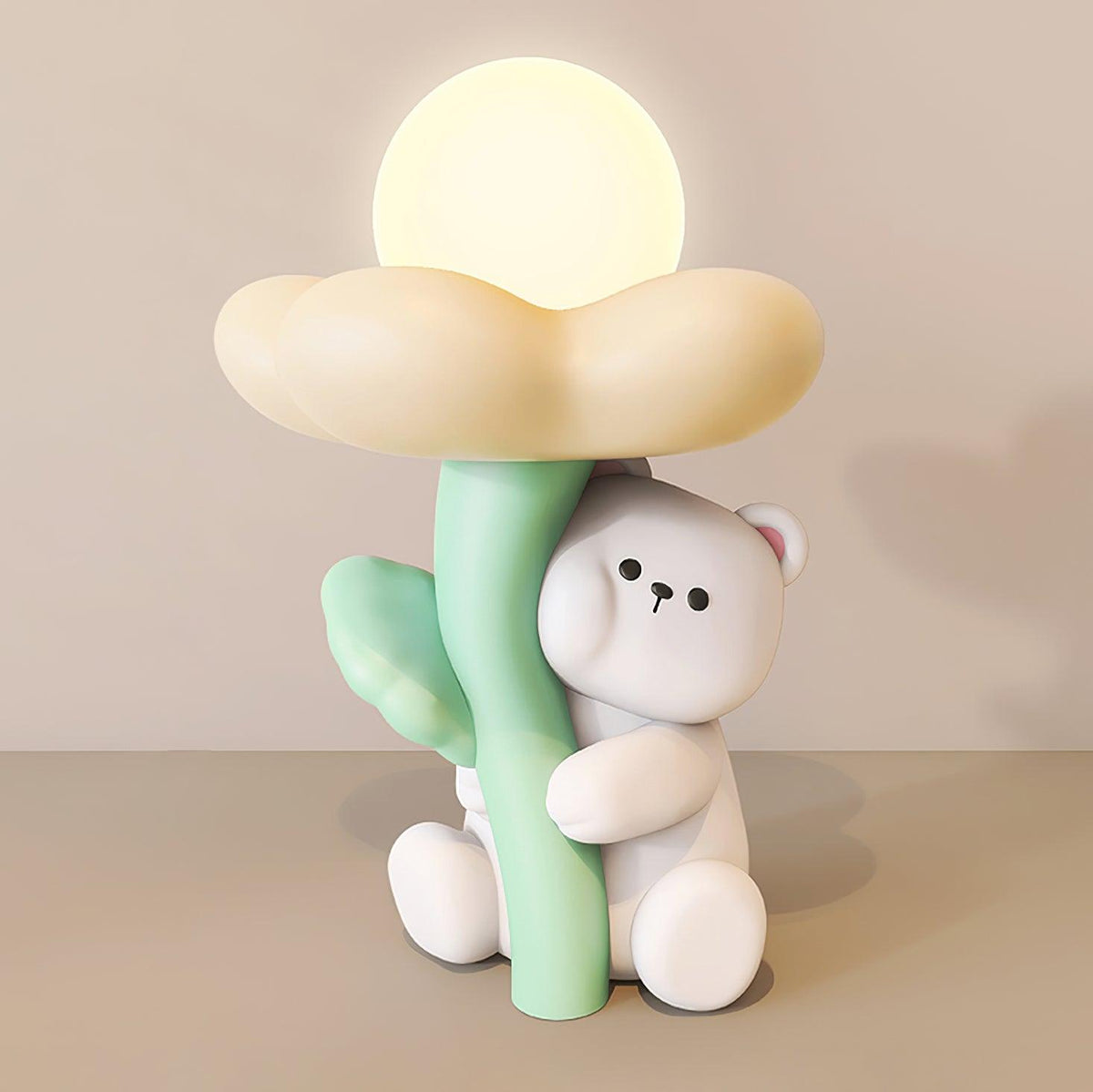 Cute Bear Resin Table Lamp — product view 3