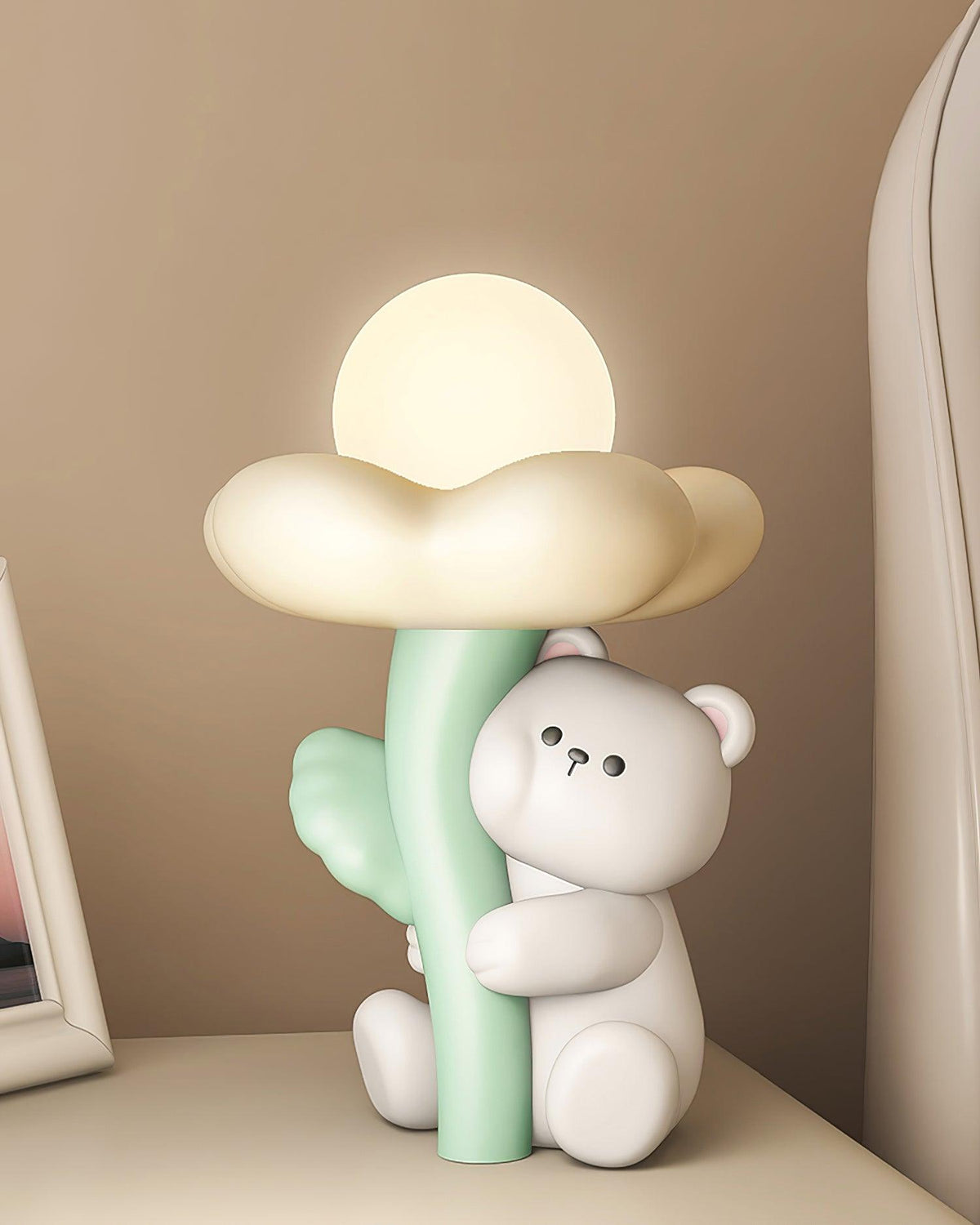 Cute Bear Resin Table Lamp — product view 4