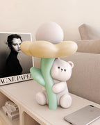 Cute Bear Resin Table Lamp — product view 8