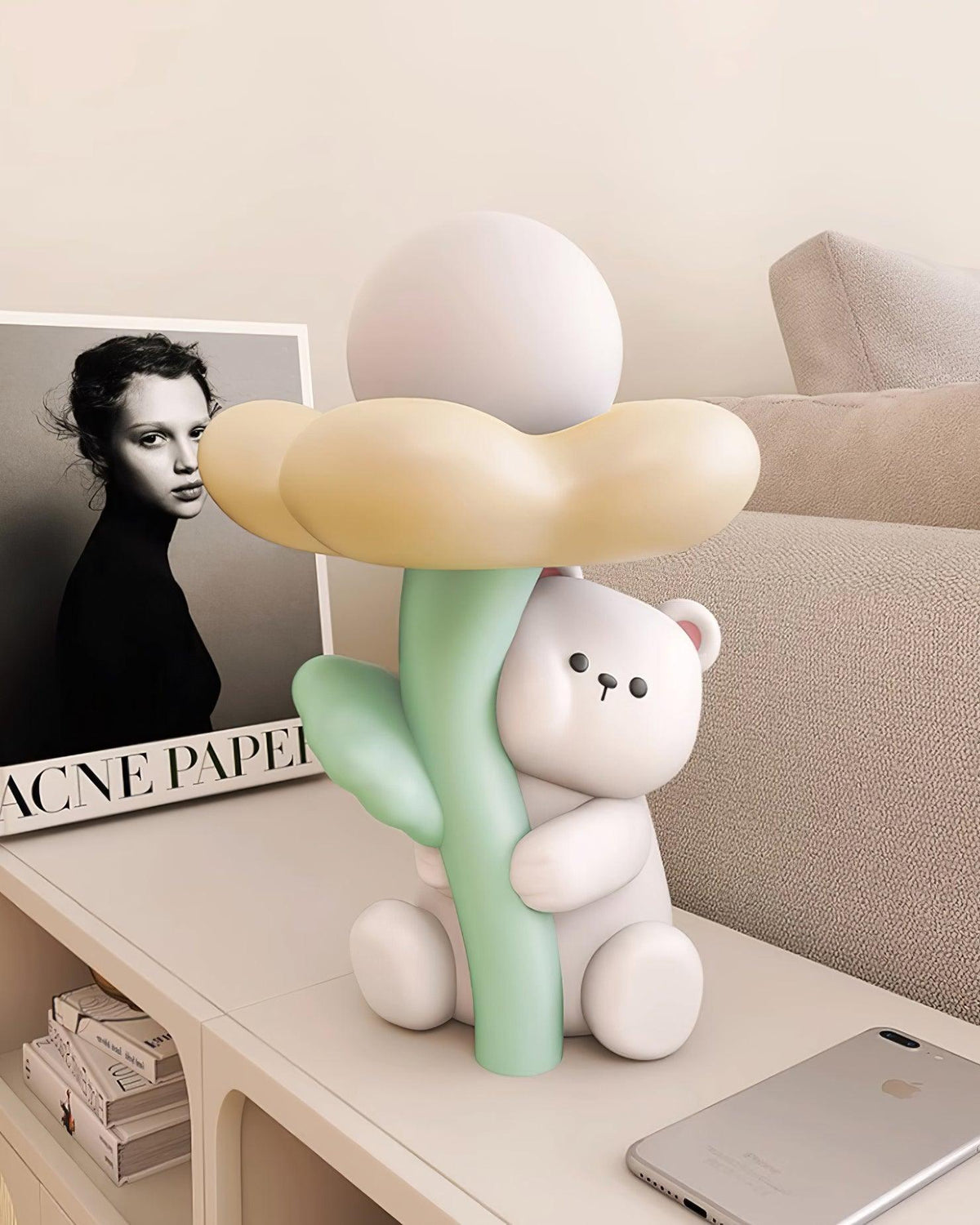 Cute Bear Resin Table Lamp — product view 8