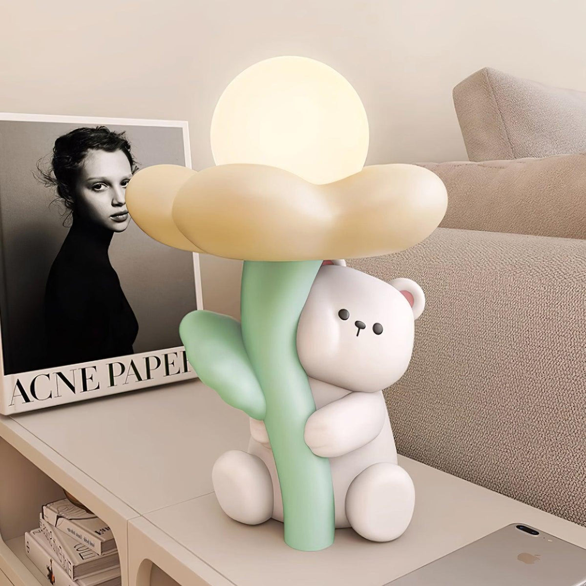 Cute Bear Resin Table Lamp — product view 11