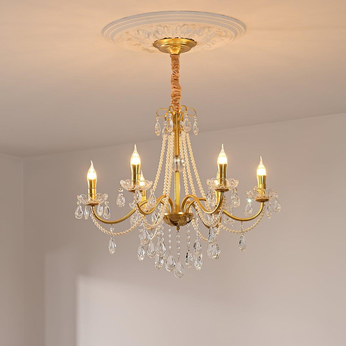 Willa Crystal Chandelier — product view 2