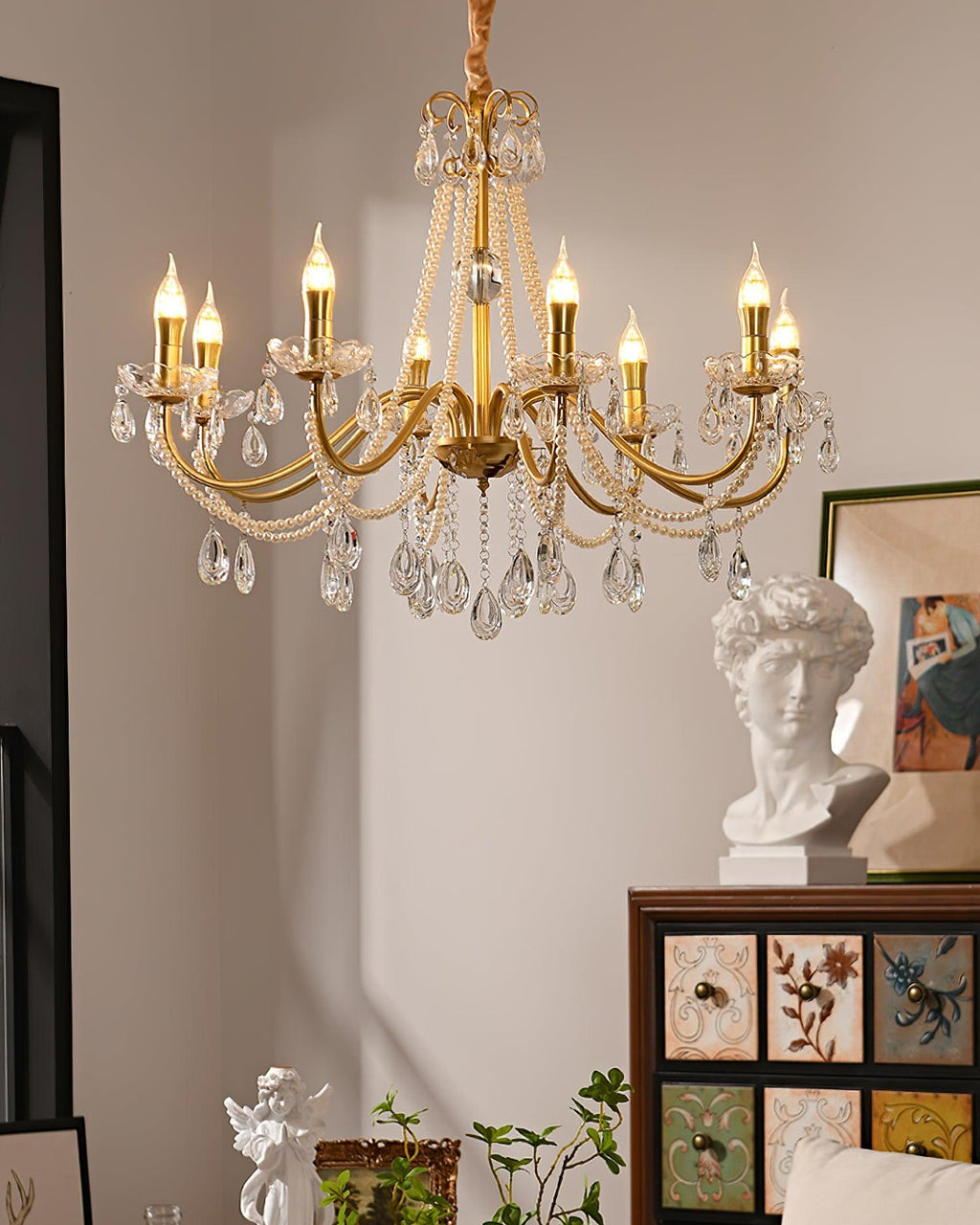 Willa Crystal Chandelier — product view 3