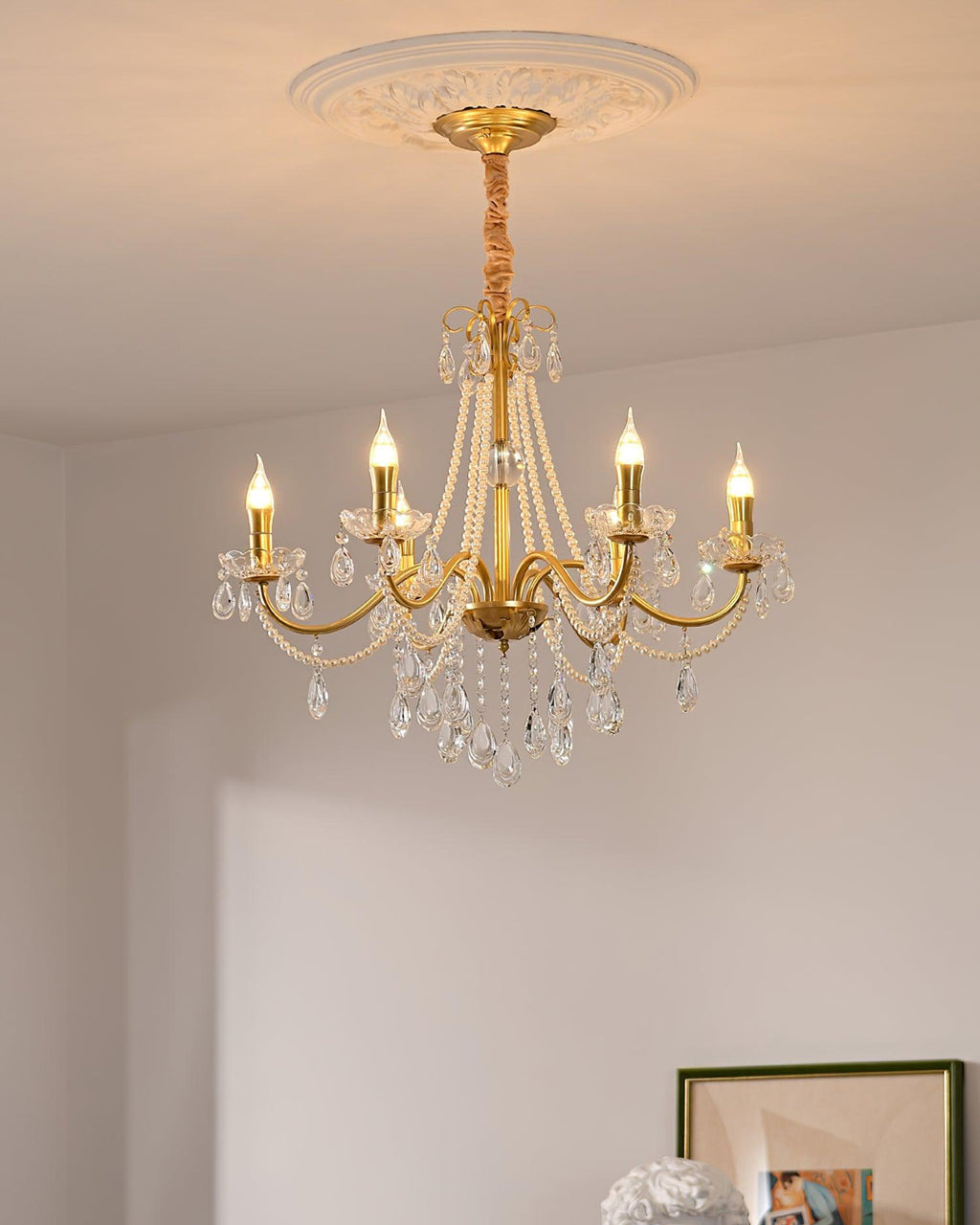Willa Crystal Chandelier — product view 8