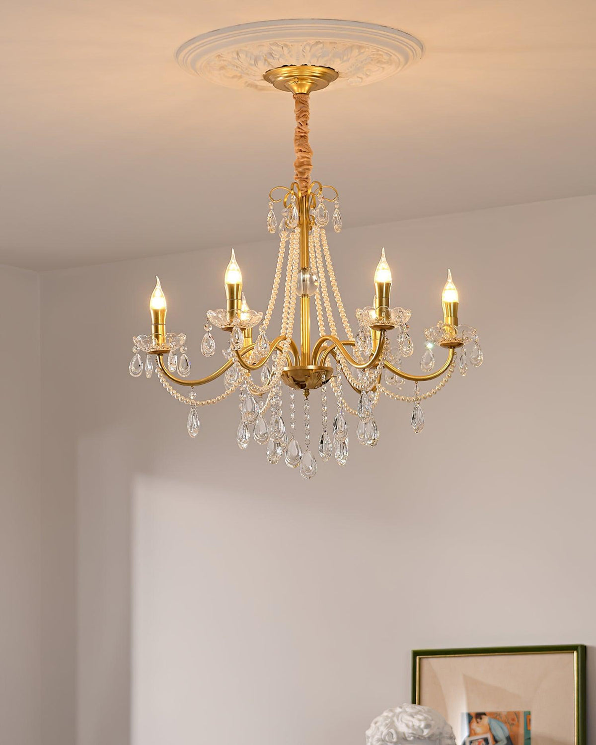 Willa Crystal Chandelier — product view 8