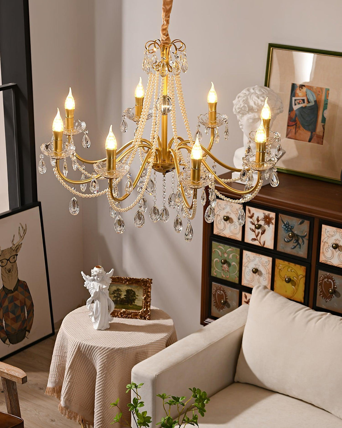 Willa Crystal Chandelier — product view 11