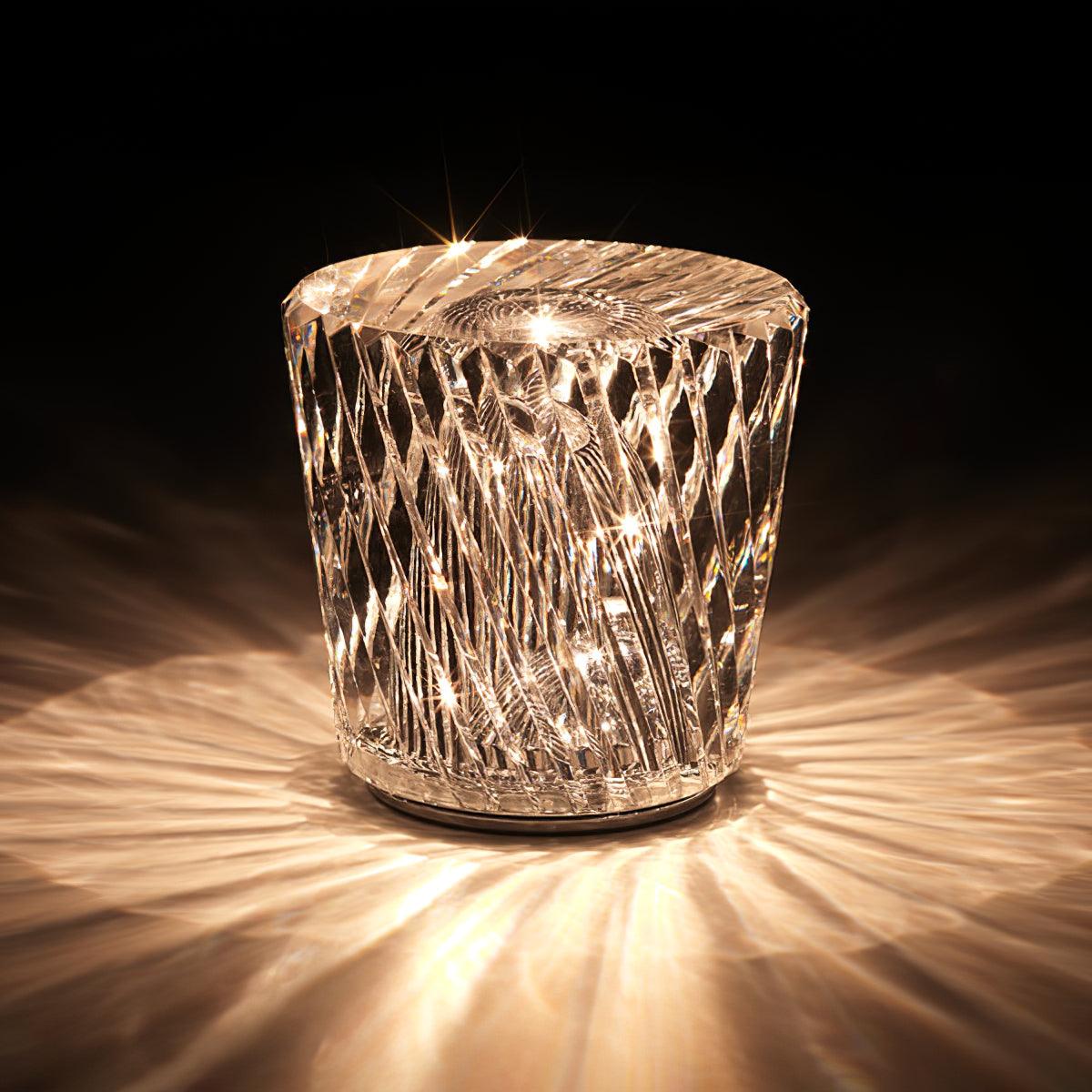 Crystal Diamond Table Lamp (built-in battery) — product view 2