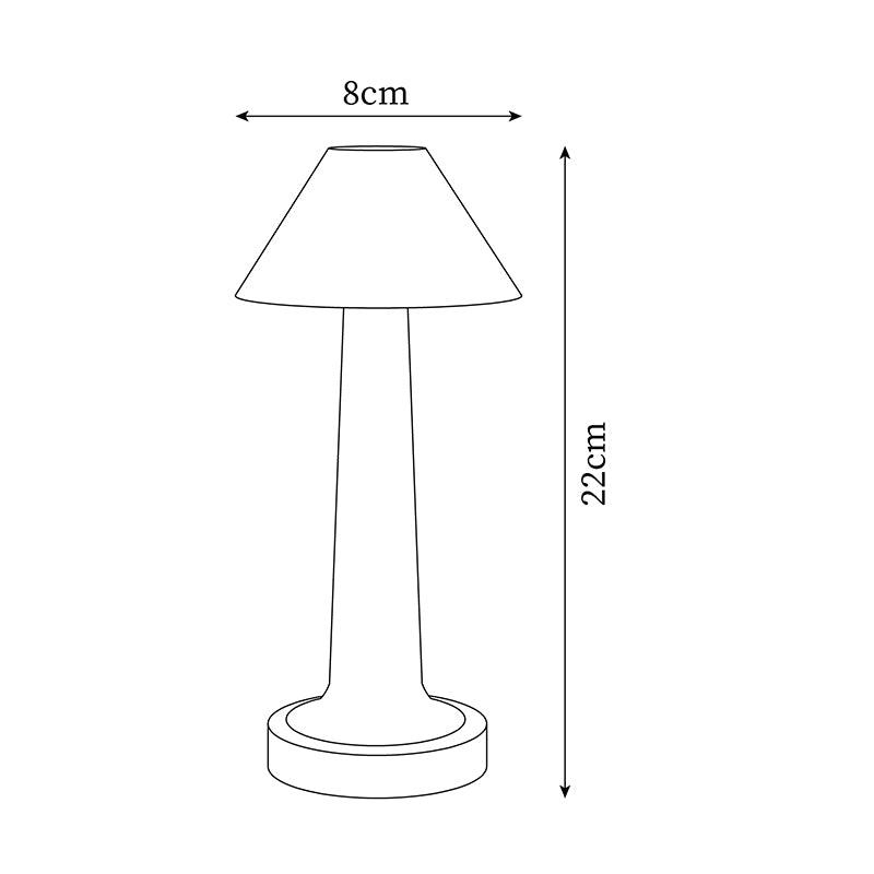 Mina LED Metal Table Lamp — product view 5