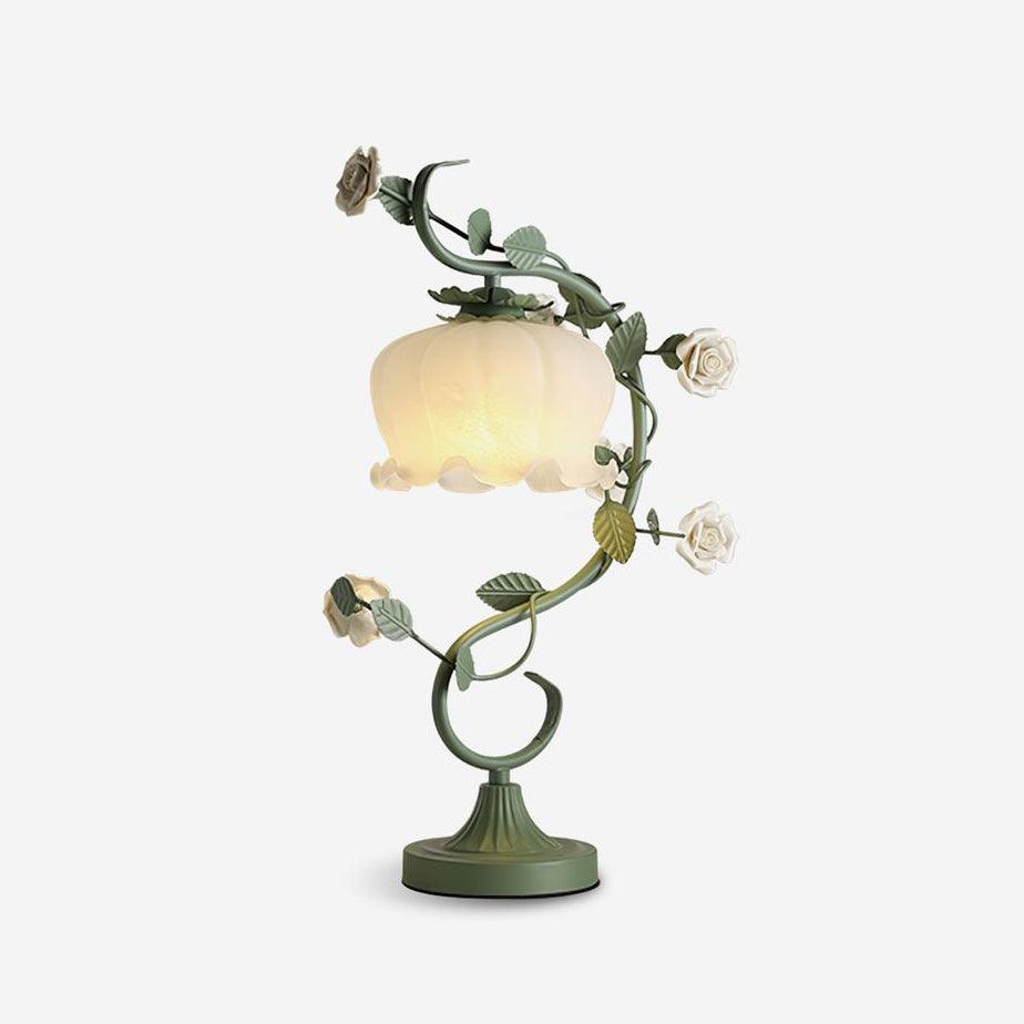 Ron Rose Flower Glass Table Lamp — product view 1