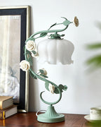 Ron Rose Flower Glass Table Lamp — product view 10