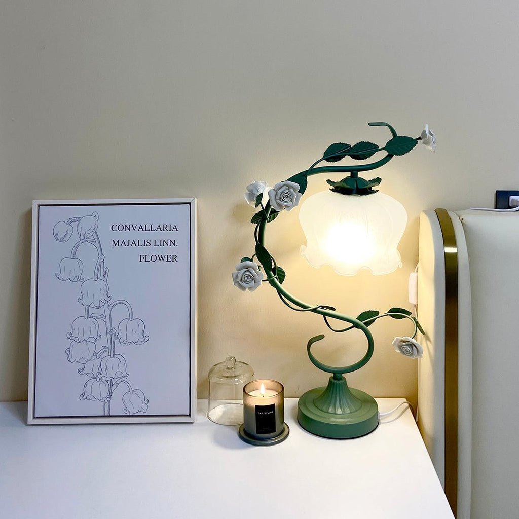 Ron Rose Flower Glass Table Lamp — product view 22