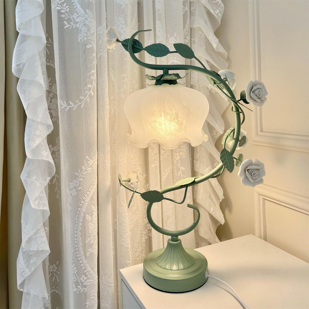 Ron Rose Flower Glass Table Lamp — product view 40