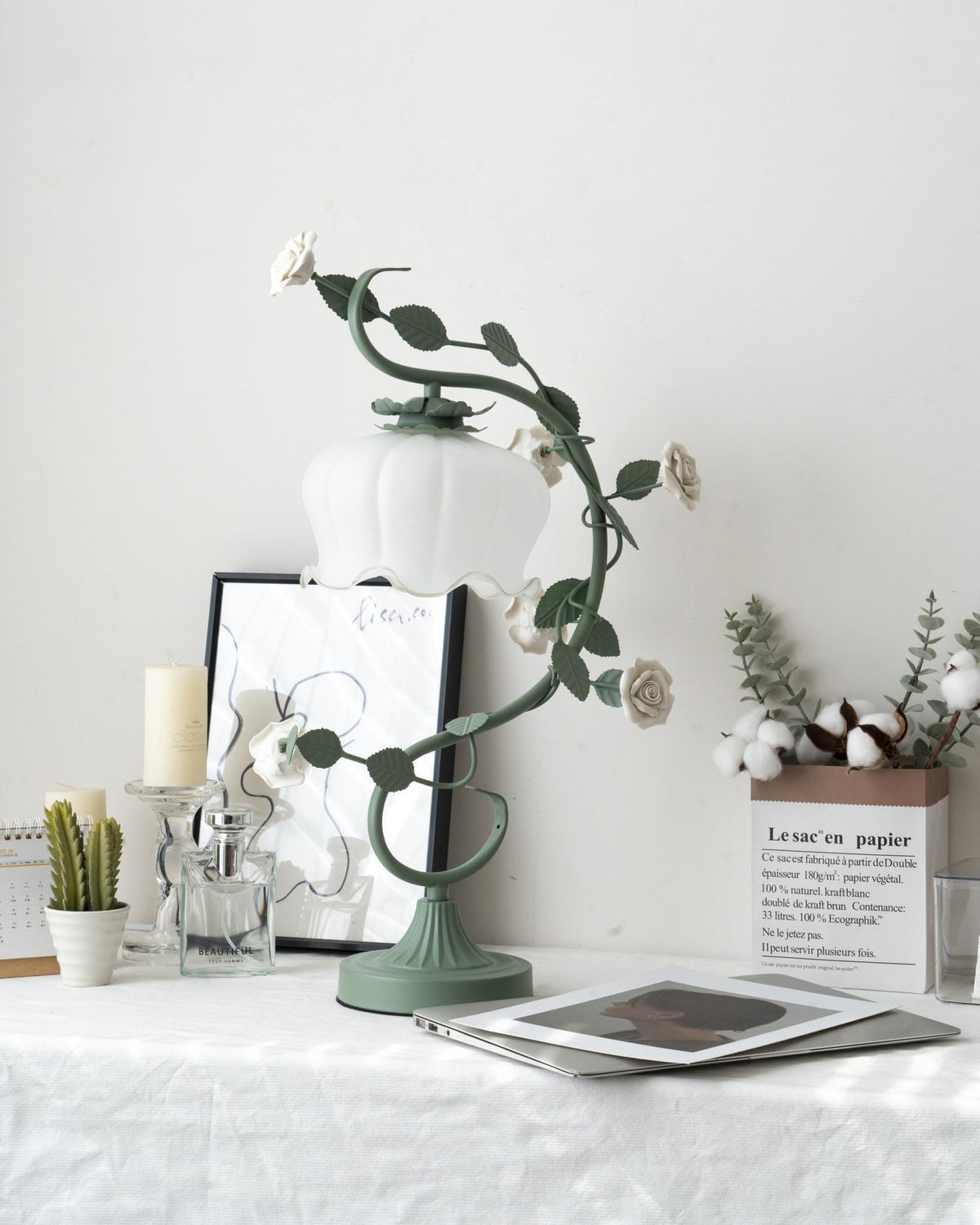Ron Rose Flower Glass Table Lamp — product view 47