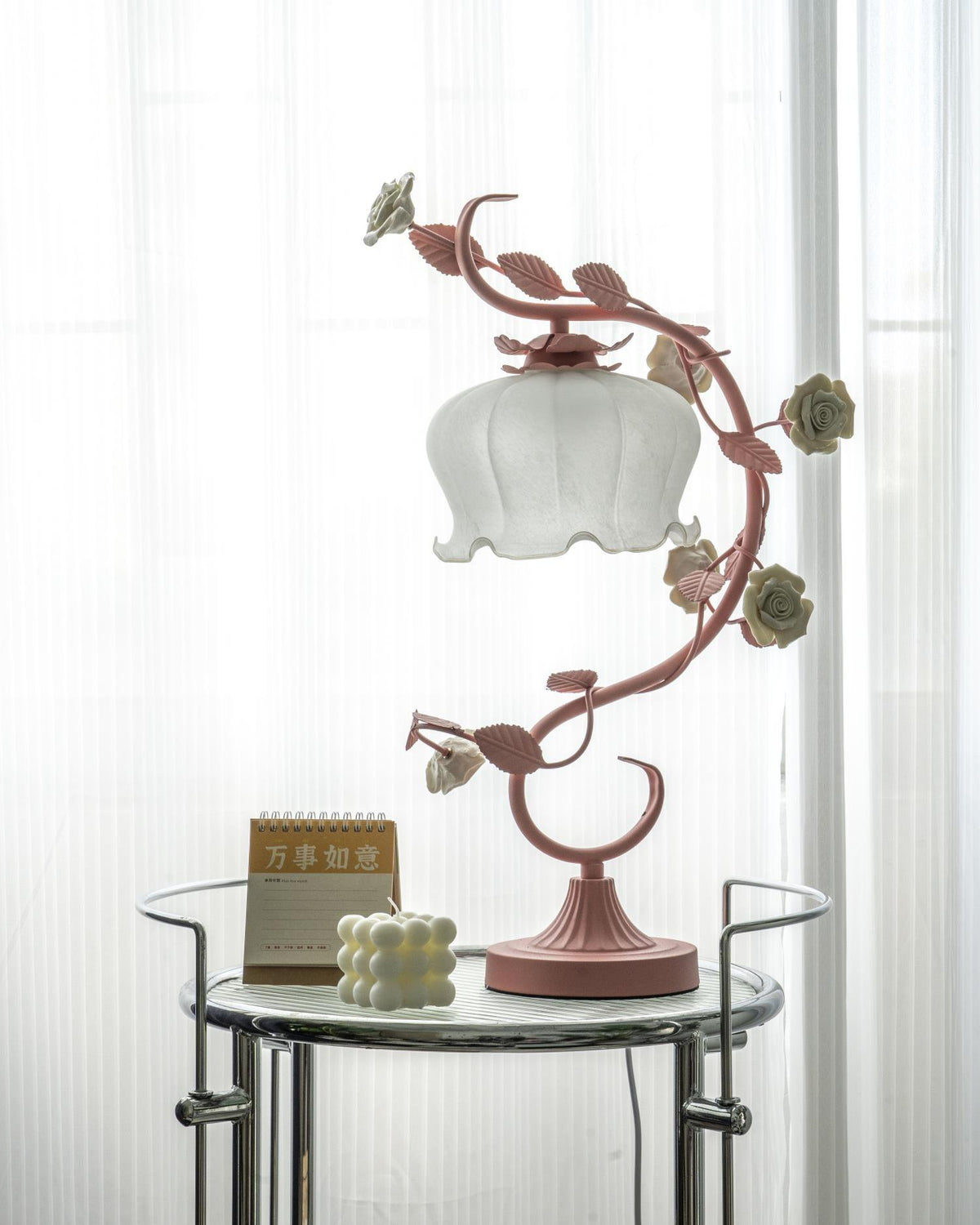 Ron Rose Flower Glass Table Lamp — product view 71
